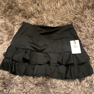 Brand new cute black golf skort with ruffles
